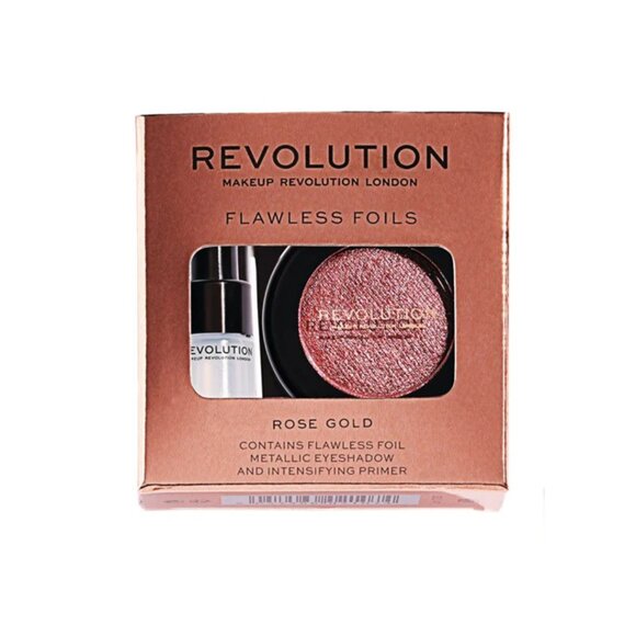 Revolution Makeup Flawless Foils Eyeshadow – Rose Gold New - Picture 4 of 6